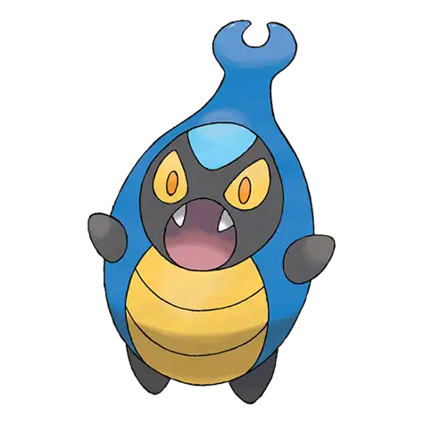 Karrablast Pokemon 588 – miniatura i grafika Pokédex