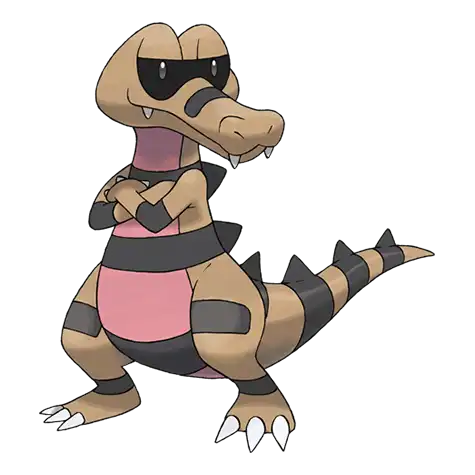 Krokorok Pokemon 552 – miniatura i grafika Pokédex