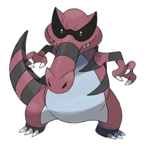 Krookodile Pokemon 553 – miniatura i grafika Pokédex
