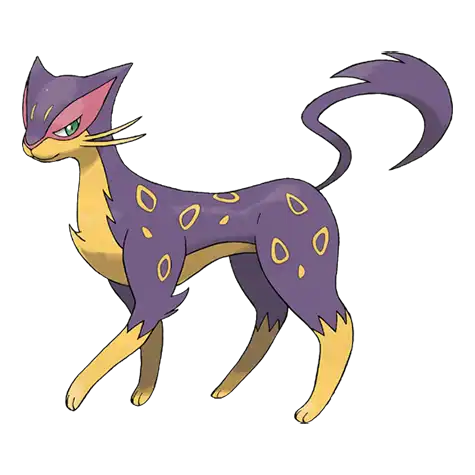 Liepard Pokemon 510 – miniatura i grafika Pokédex