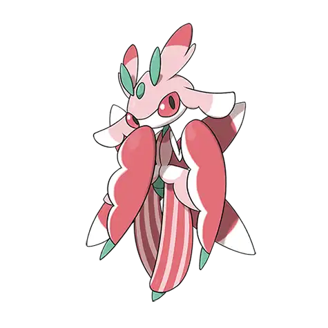 Lurantis Pokemon 754 – miniatura i grafika Pokédex