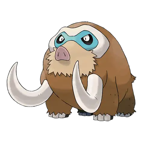 Mamoswine Pokemon 473 – miniatura i grafika Pokédex