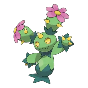 Maractus Pokemon 556 – miniatura i grafika Pokédex