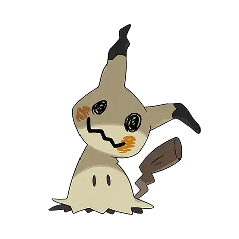 Mimikyu-Disguised Pokemon 778 – miniatura i grafika Pokédex