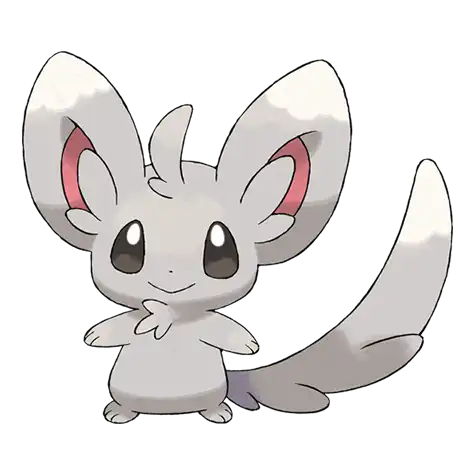 Minccino Pokemon 572 – miniatura i grafika Pokédex