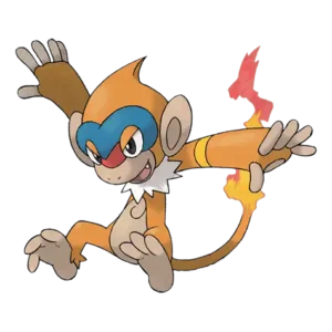 Monferno Pokemon 391 – miniatura i grafika Pokédex