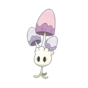 Morelull Pokemon 755 – miniatura i grafika Pokédex