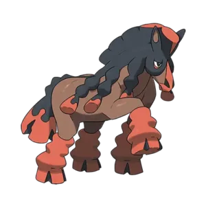 Mudsdale Pokemon 750 – miniatura i grafika Pokédex
