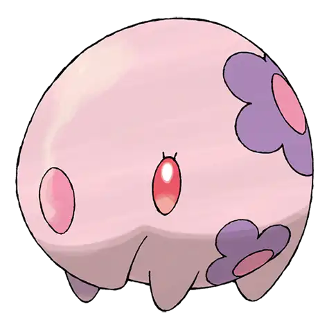 Munna Pokemon 517 – miniatura i grafika Pokédex