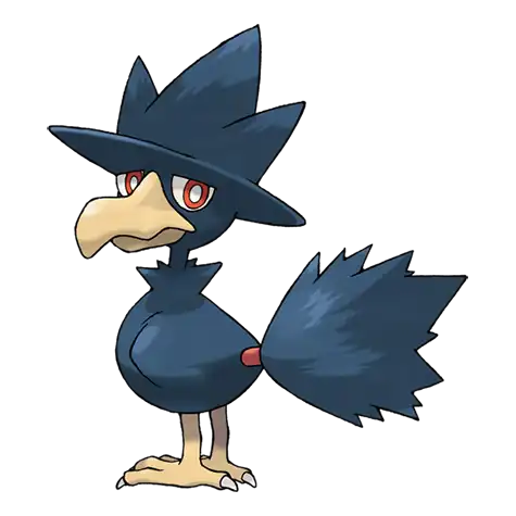 Murkrow Pokemon 198 – opis, ewolucje, ataki i ciekawostki