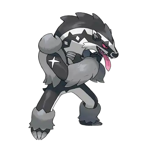 Obstagoon Pokemon 862 – miniatura i grafika Pokédex