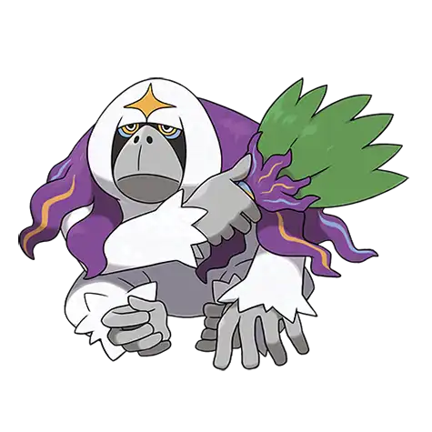 Oranguru Pokemon 765 – miniatura i grafika Pokédex