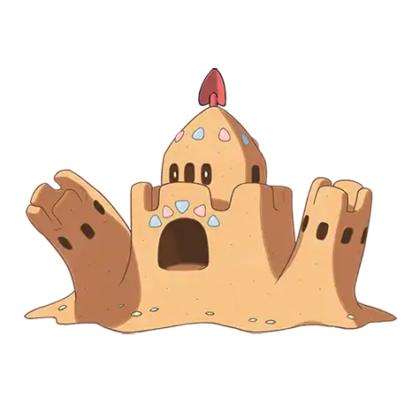 Palossand Pokemon 770 – miniatura i grafika Pokédex