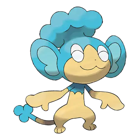 Panpour Pokemon 515 – miniatura i grafika Pokédex