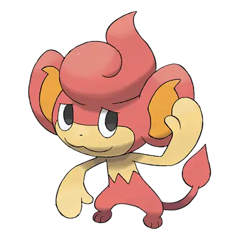 Pansear Pokemon 513 – miniatura i grafika Pokédex