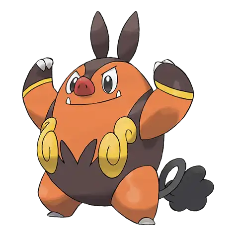 Pignite Pokemon 499 – miniatura i grafika Pokédex