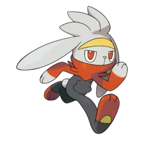 Raboot Pokemon 814 – miniatura i grafika Pokédex