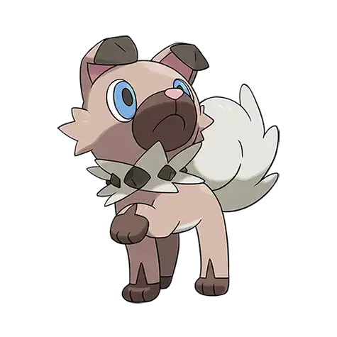 Rockruff Pokemon 744 – miniatura i grafika Pokédex