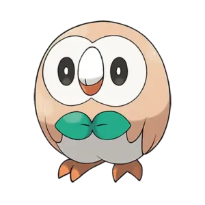 Rowlet Pokemon 722 – miniatura i grafika Pokédex