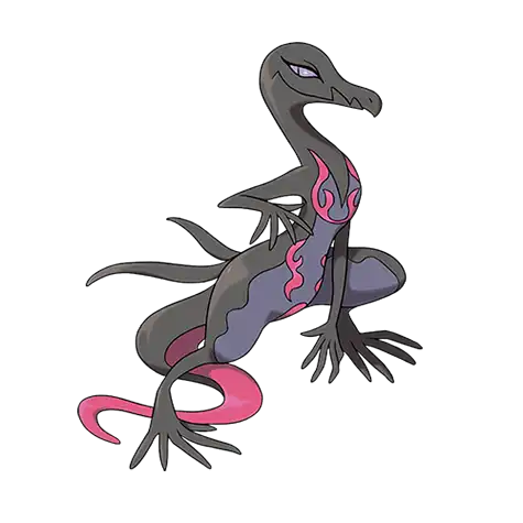 Salazzle Pokemon 758 – miniatura i grafika Pokédex