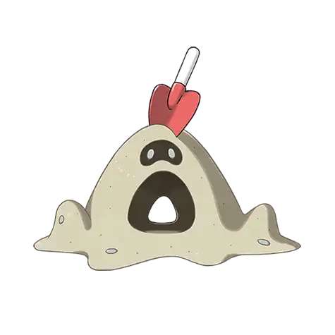 Sandygast Pokemon 769 – miniatura i grafika Pokédex