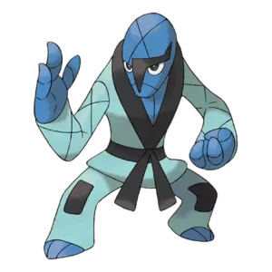 Sawk Pokemon 539 – miniatura i grafika Pokédex