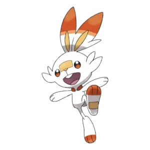 Scorbunny Pokemon 813 – miniatura i grafika Pokédex
