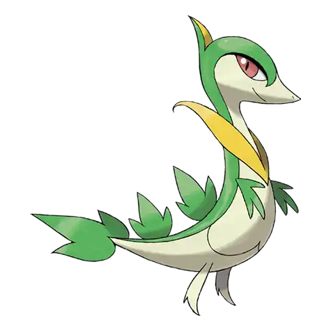 Servine Pokemon 496 – miniatura i grafika Pokédex