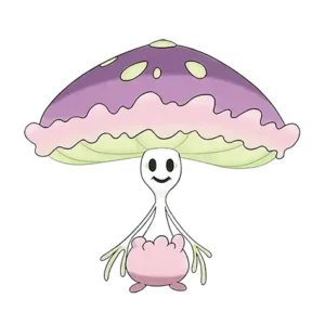 Shiinotic Pokemon 756 – miniatura i grafika Pokédex