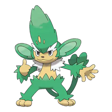 Simisage Pokemon 512 – miniatura i grafika Pokédex