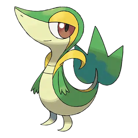 Snivy Pokemon 495 – miniatura i grafika Pokédex
