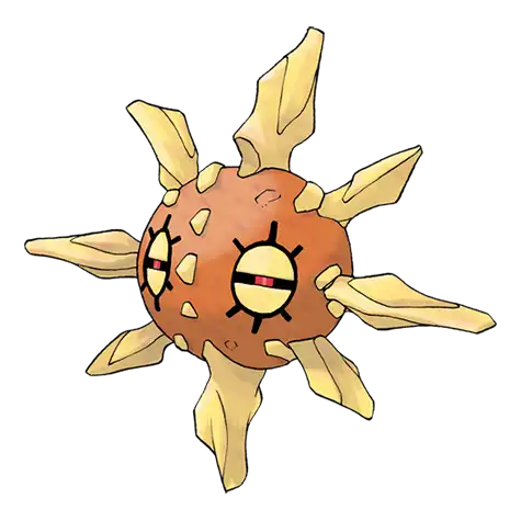 Solrock Pokemon 338 – miniatura i grafika Pokédex