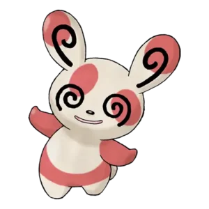 Spinda Pokemon 327 – miniatura i grafika Pokédex