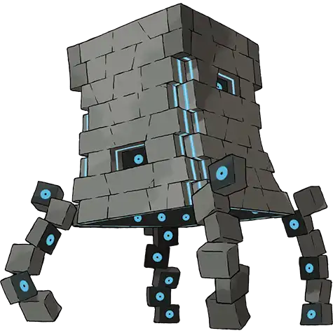 Stakataka Pokemon 805 – miniatura i grafika Pokédex