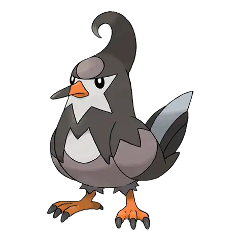 Staravia Pokemon 397 – miniatura i grafika Pokédex