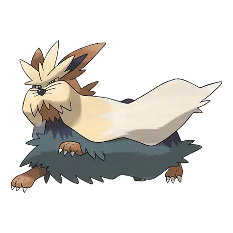 Stoutland Pokemon 508 – miniatura i grafika Pokédex