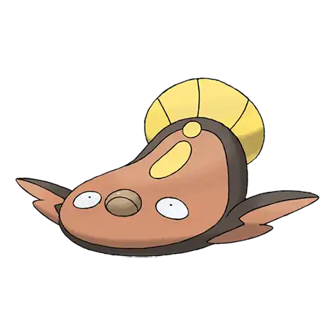 Stunfisk Pokemon 618 – miniatura i grafika Pokédex