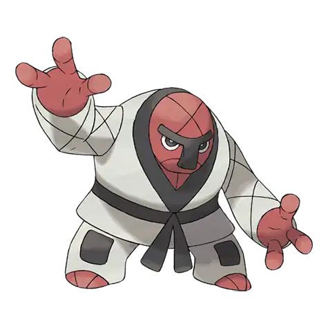 Throh Pokemon 538 – miniatura i grafika Pokédex