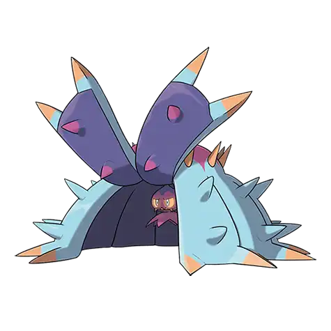 Toxapex Pokemon 748 – miniatura i grafika Pokédex