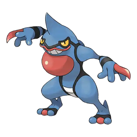 Toxicroak Pokemon 454 – miniatura i grafika Pokédex