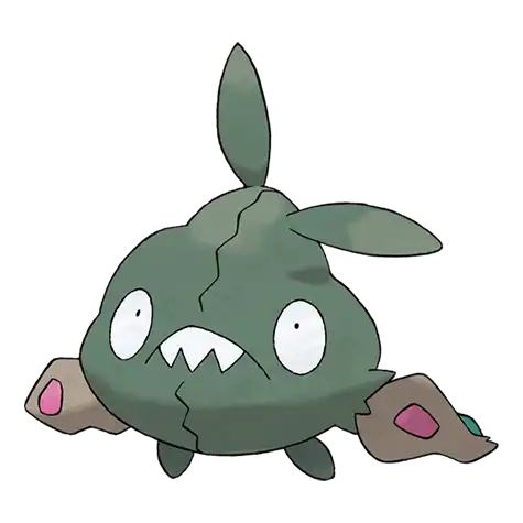 Trubbish Pokemon 568 – miniatura i grafika Pokédex