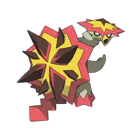 Turtonator Pokemon 776 – miniatura i grafika Pokédex