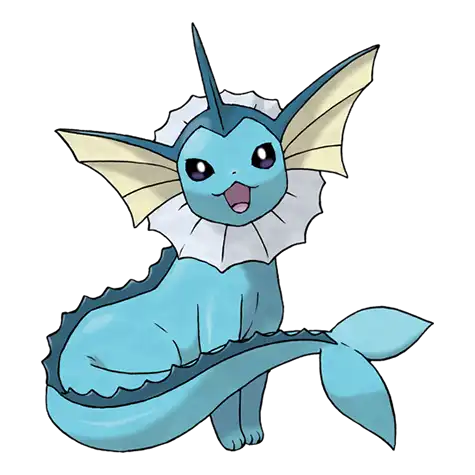 Vaporeon Pokemon 134 – opis, ewolucje, ataki i ciekawostki