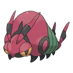 Venipede Pokemon 543 – miniatura i grafika Pokédex