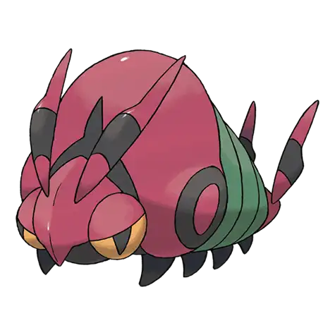 Venipede Pokemon 543 – miniatura i grafika Pokédex