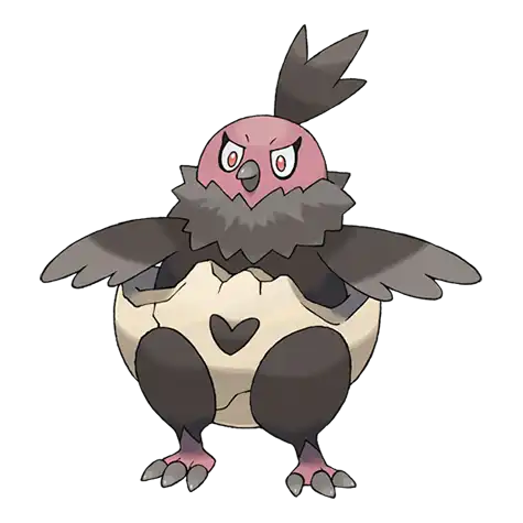 Vullaby Pokemon 629 – miniatura i grafika Pokédex