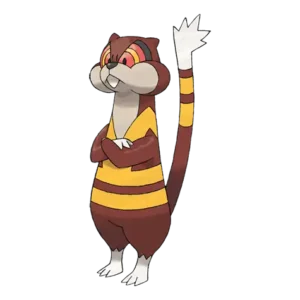 Watchog Pokemon 505 – miniatura i grafika Pokédex