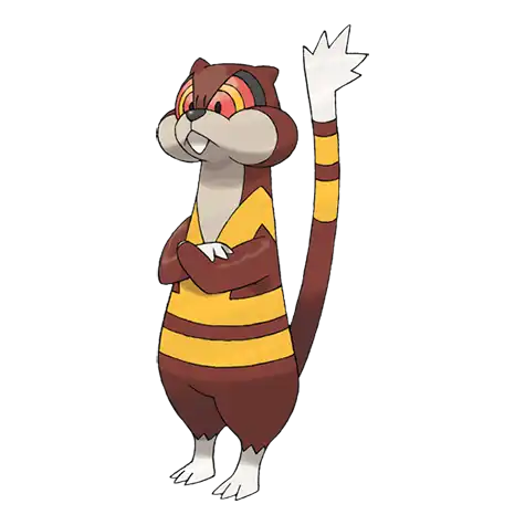 Watchog Pokemon 505 – miniatura i grafika Pokédex