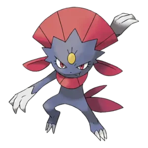 Weavile Pokemon 461 – miniatura i grafika Pokédex