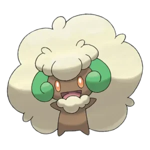Whimsicott Pokemon 547 – miniatura i grafika Pokédex